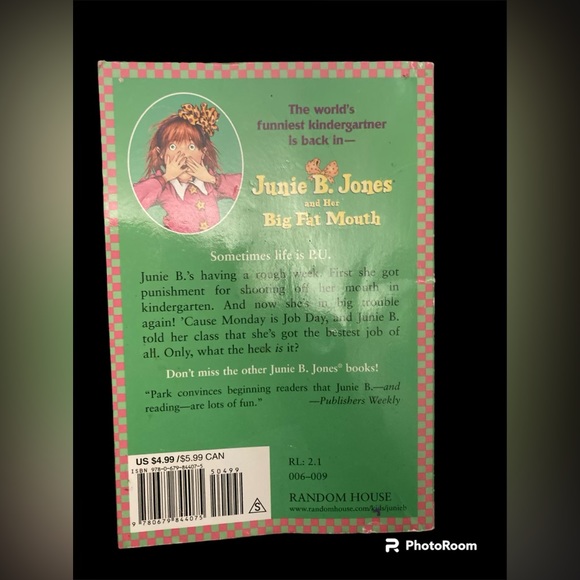 June B. Jones Paperback Children’s Book - Picture 2 of 2